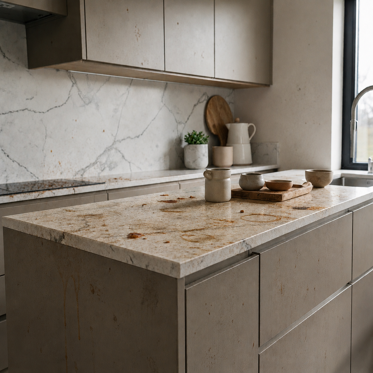 Kitchen after cleaning
